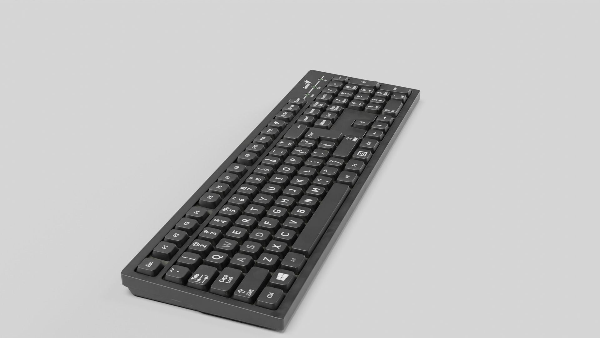 Keyboard Low-poly 3D model_35
