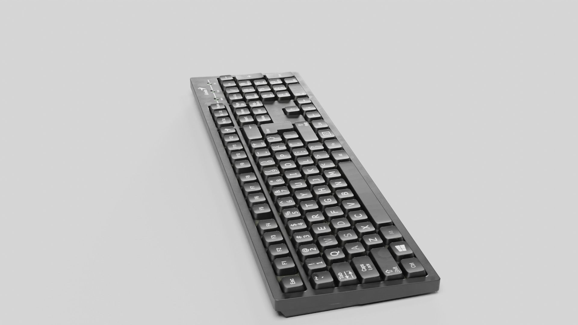 Keyboard Low-poly 3D model_32