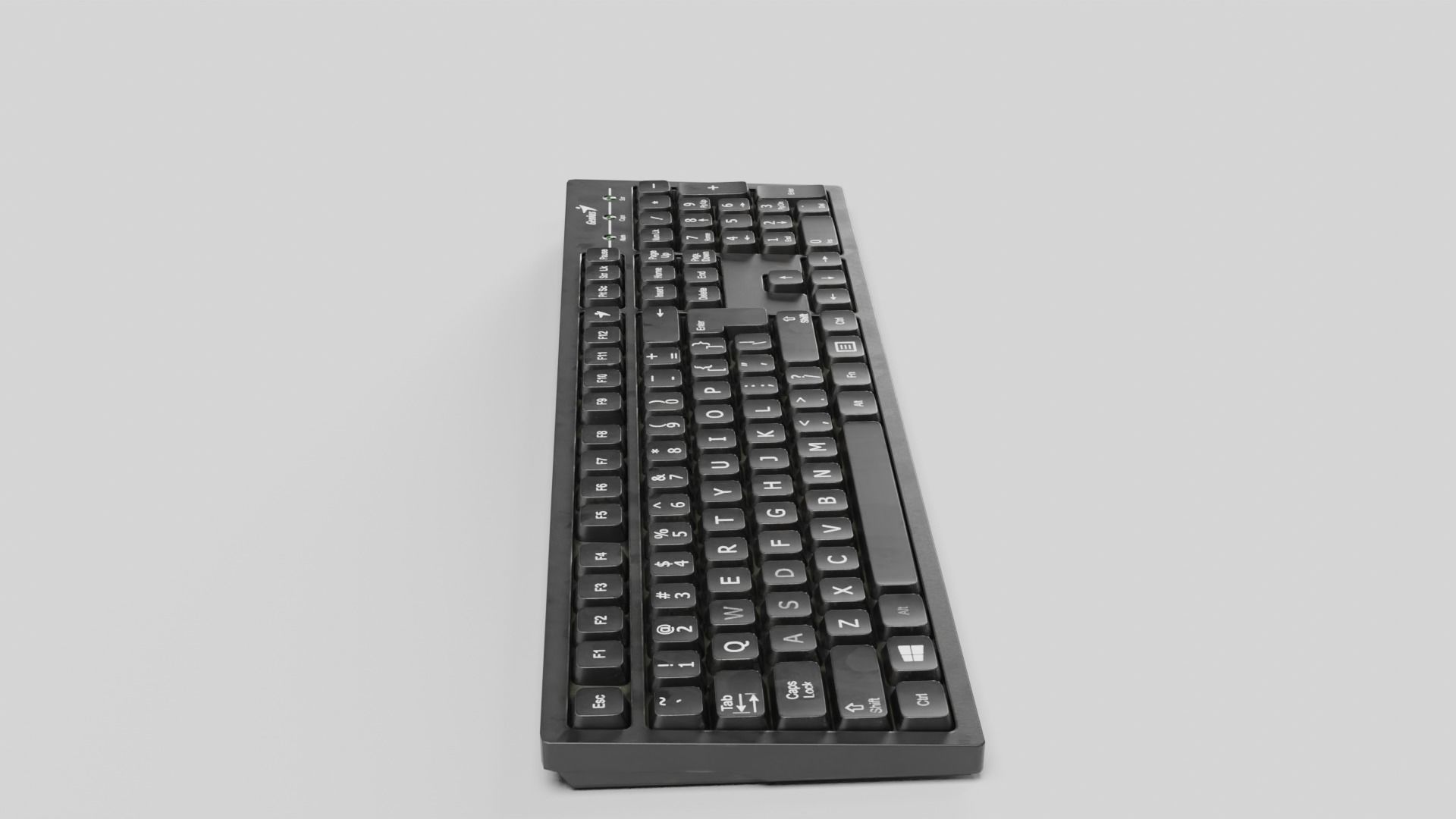 Keyboard Low-poly 3D model_33