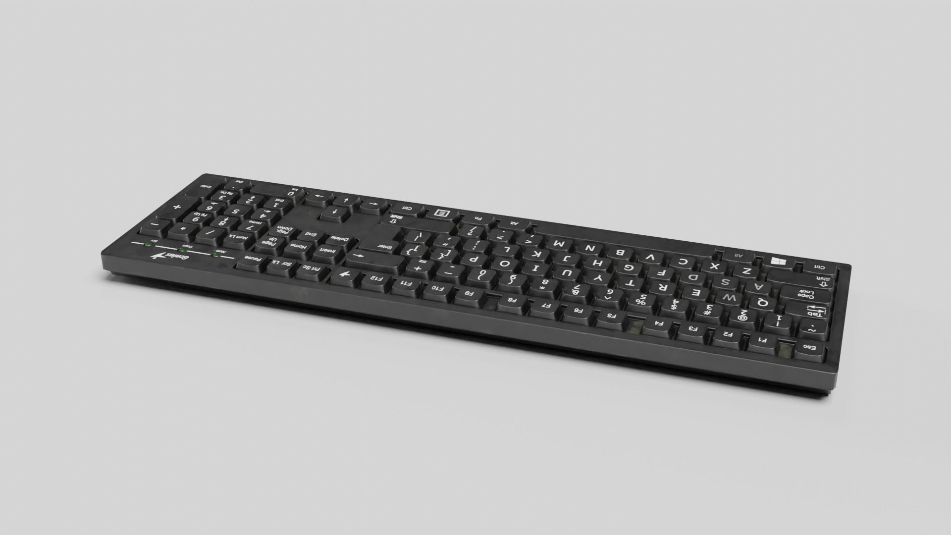 Keyboard Low-poly 3D model_27