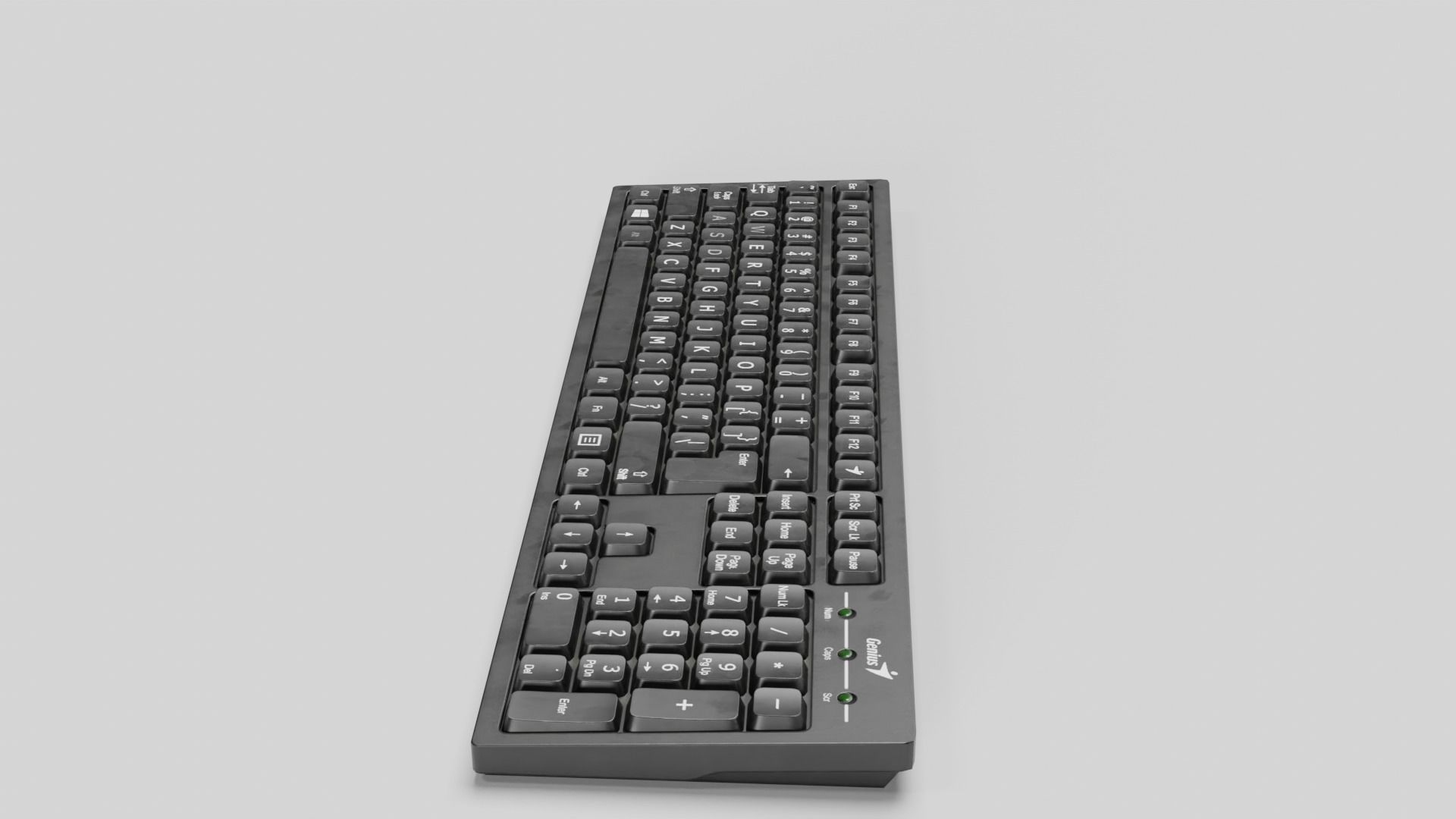 Keyboard Low-poly 3D model_18