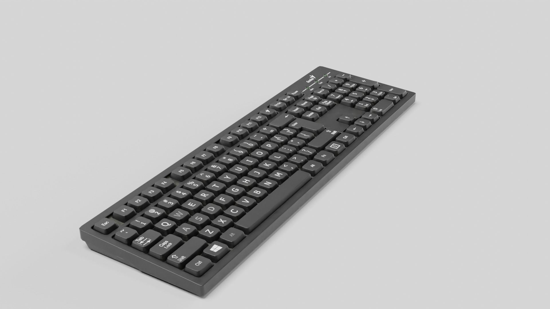 Keyboard Low-poly 3D model_36