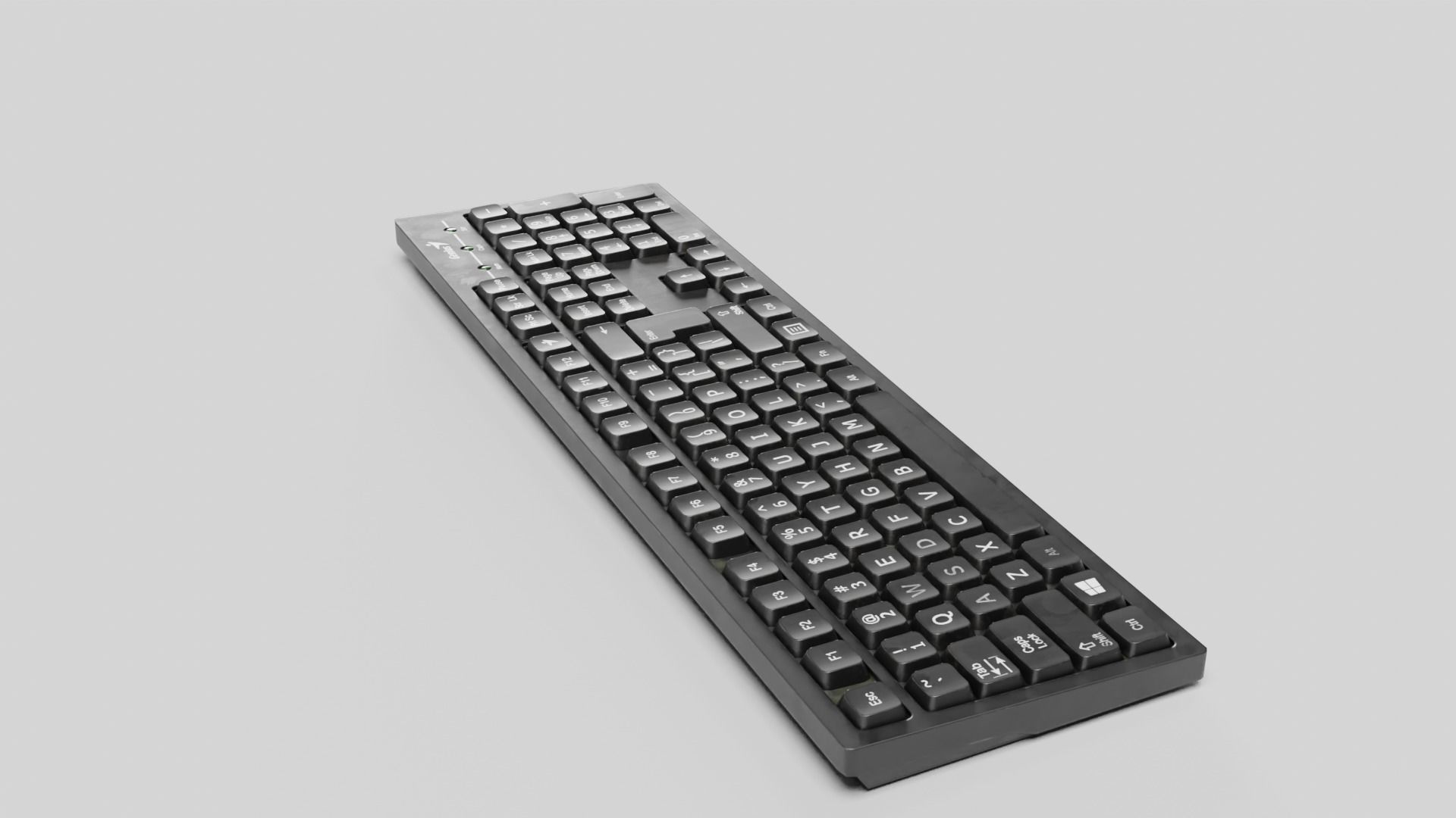 Keyboard Low-poly 3D model_31