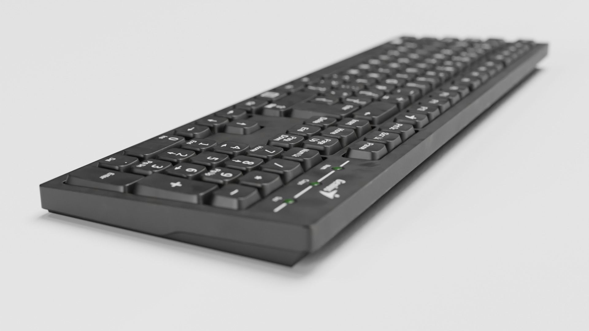 Keyboard Low-poly 3D model_4