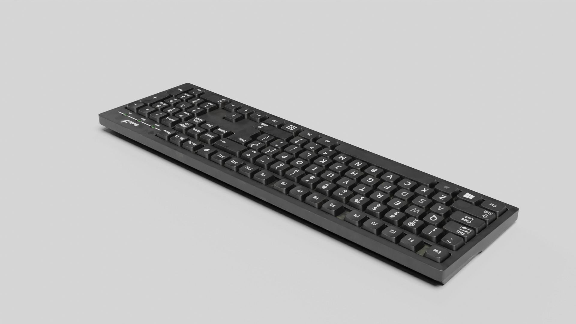 Keyboard Low-poly 3D model_29