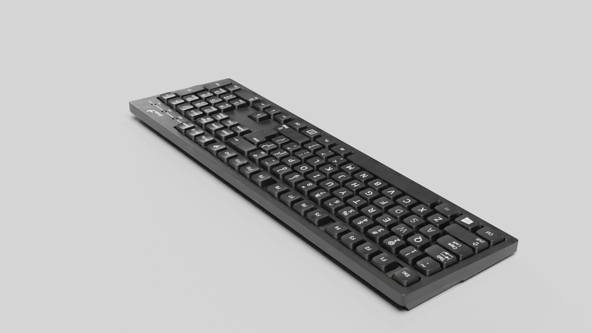 Keyboard Low-poly 3D model_30