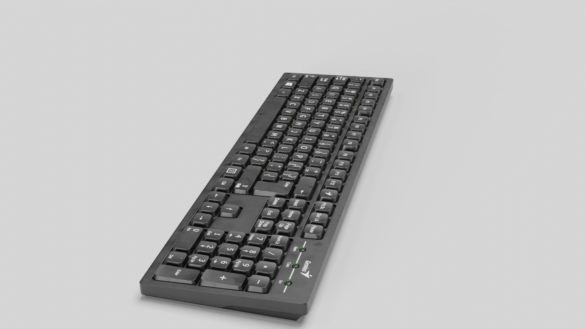 Keyboard Low-poly 3D model_19