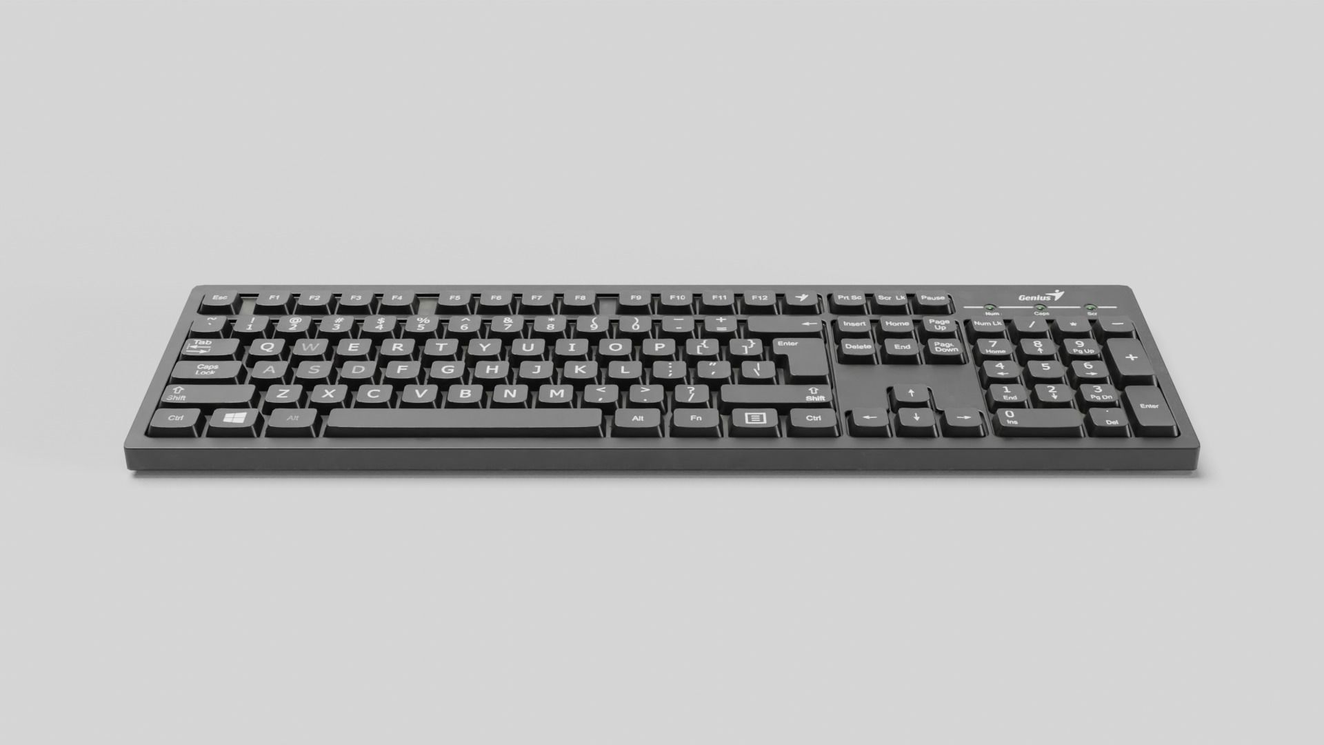 Keyboard Low-poly 3D model_10