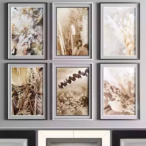 Art Frame 0136 Low-poly 3D model