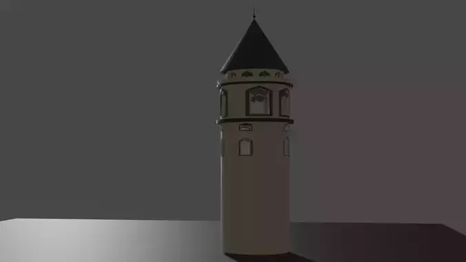 Low Poly Galata Tower
