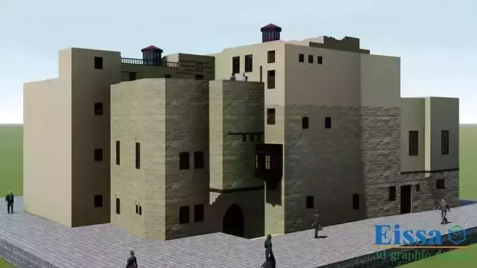 Zainab Khatoun House - Cairo - Egypt 3D print model