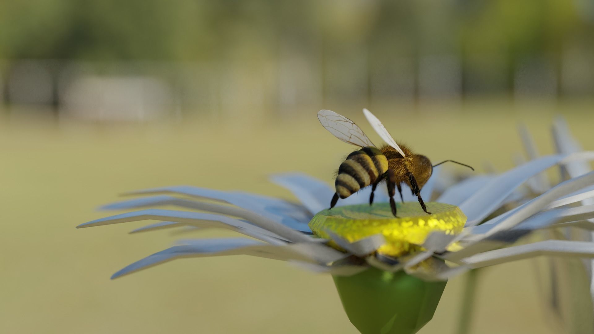 Ant and Bee rigged and animated animals 3D Model Collection_25