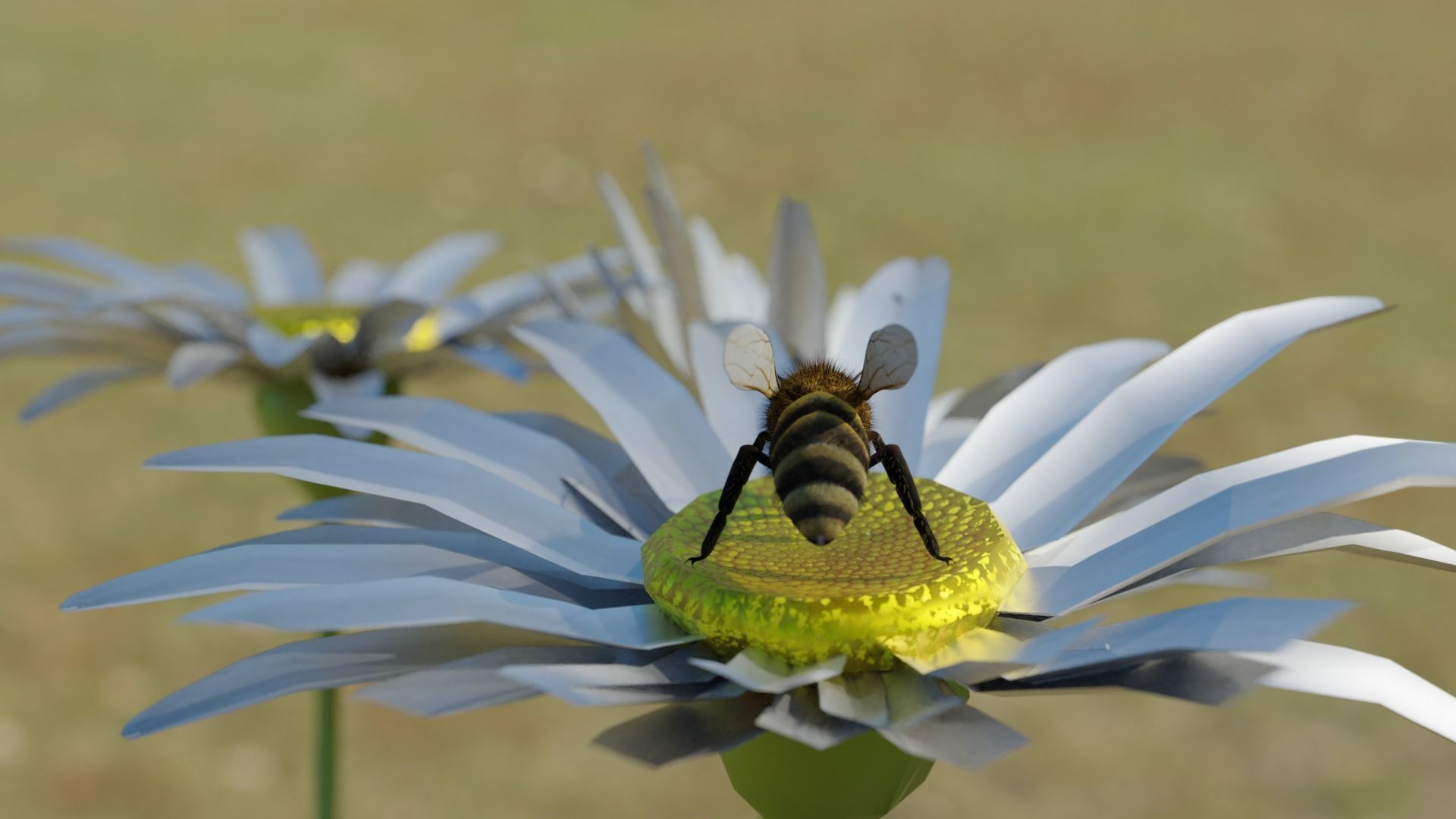 Ant and Bee rigged and animated animals 3D Model Collection_24