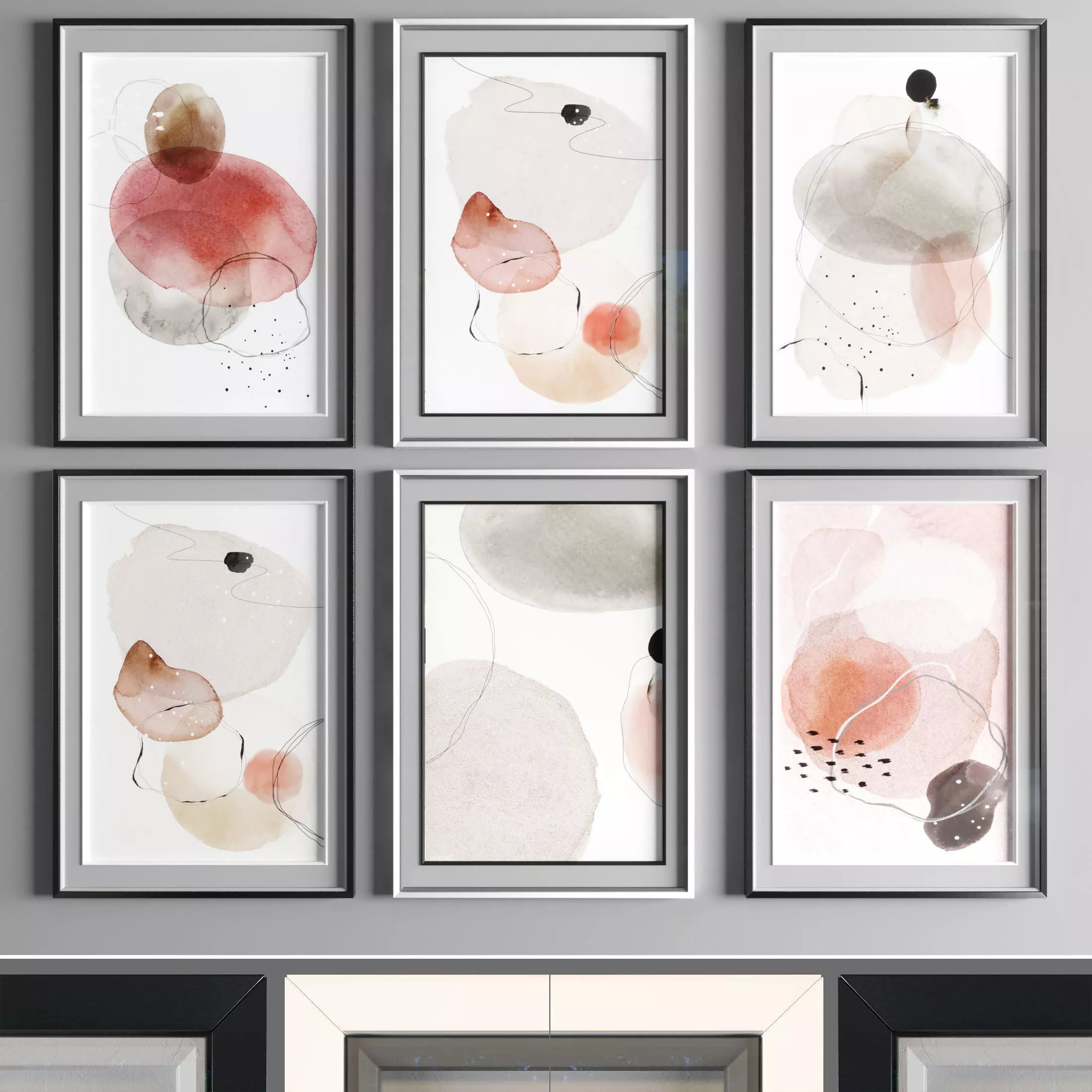 Art Frame 0137 Low-poly 3D model_0