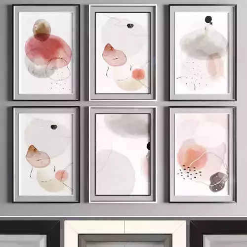 Art Frame 0137 Low-poly 3D model