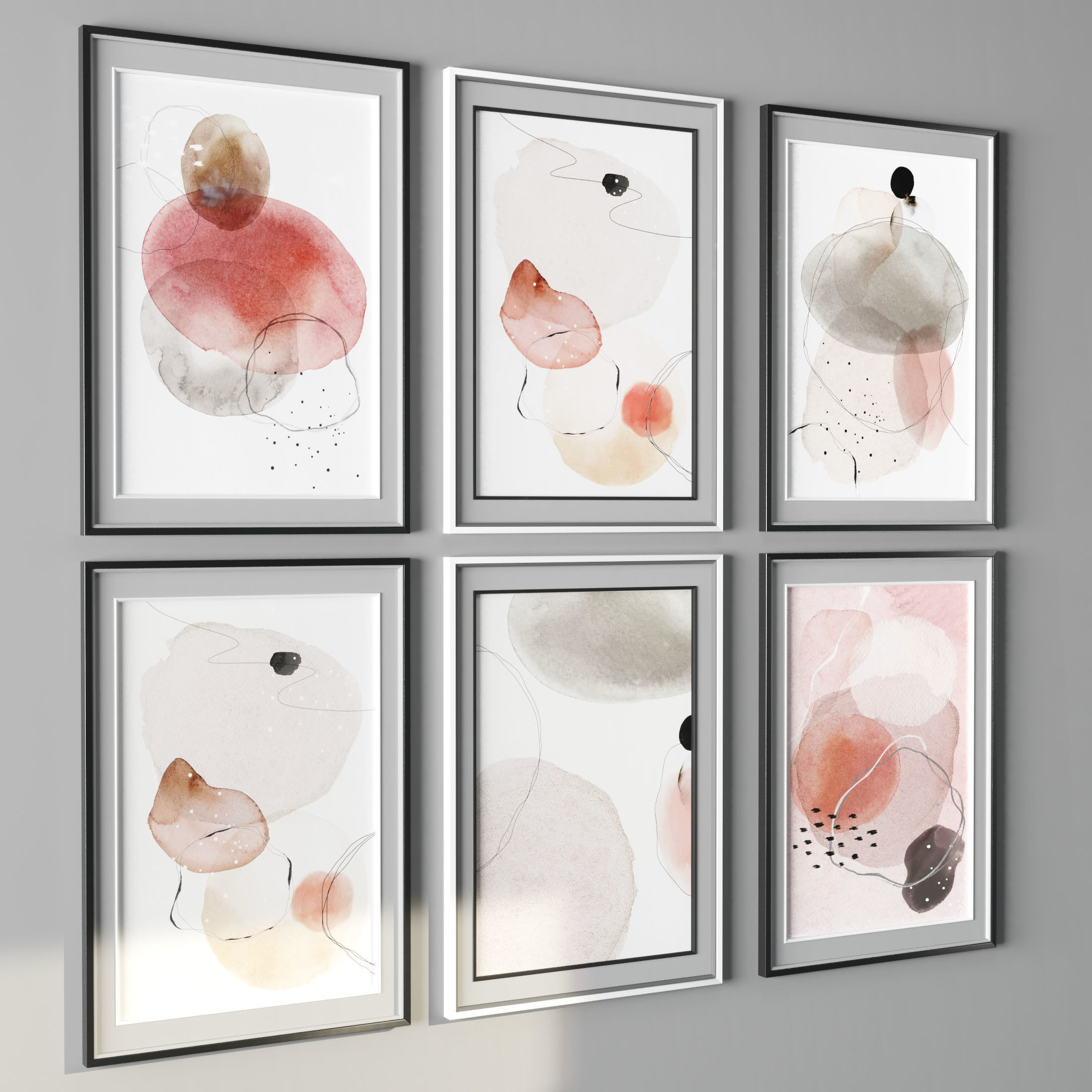 Art Frame 0137 Low-poly 3D model_1