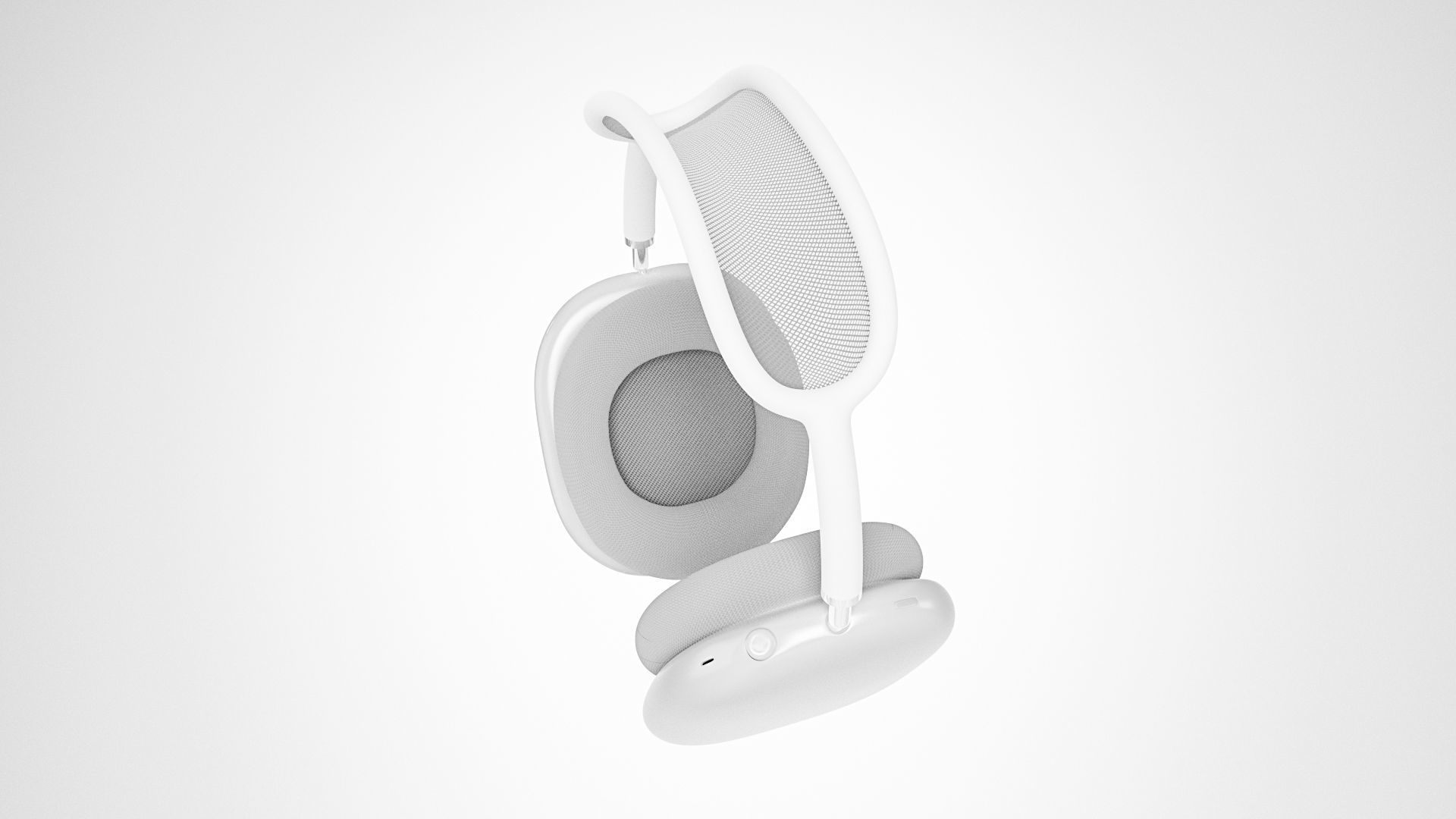 AirPods Max - Apple Headphones Low-poly 3D model_7