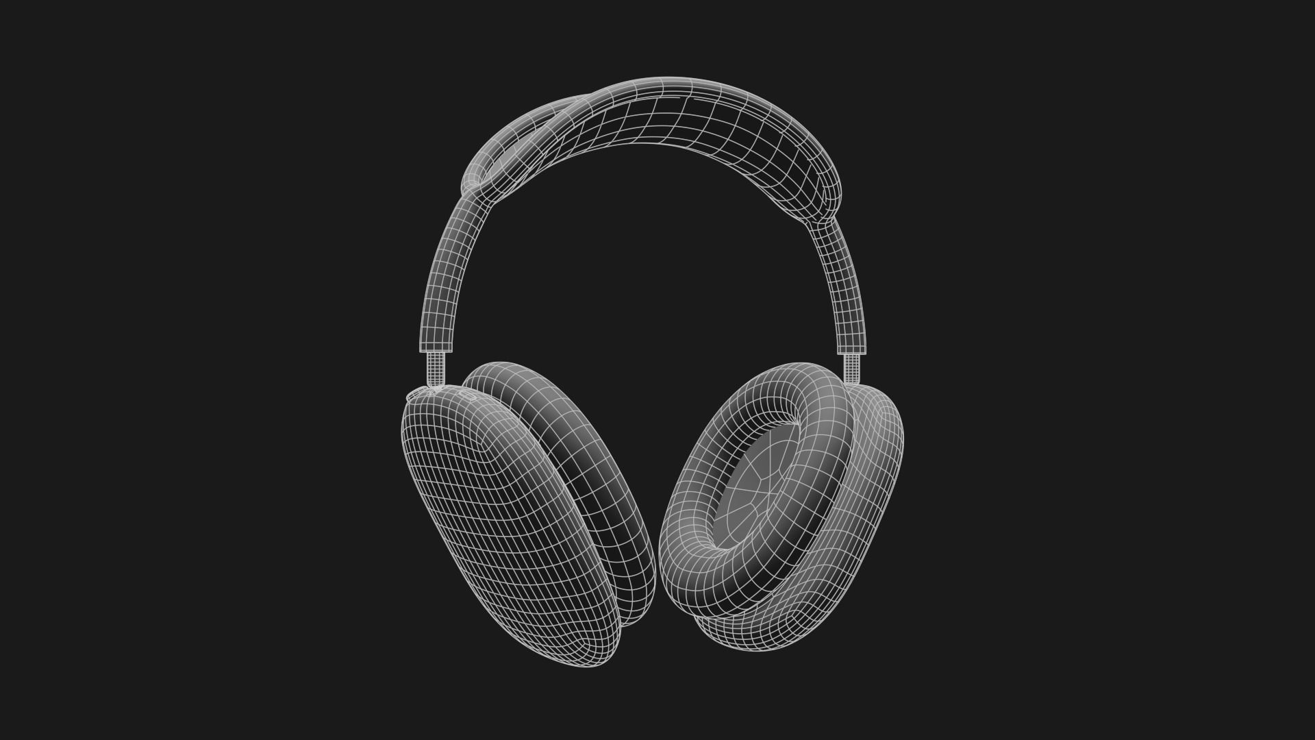 AirPods Max - Apple Headphones Low-poly 3D model_28