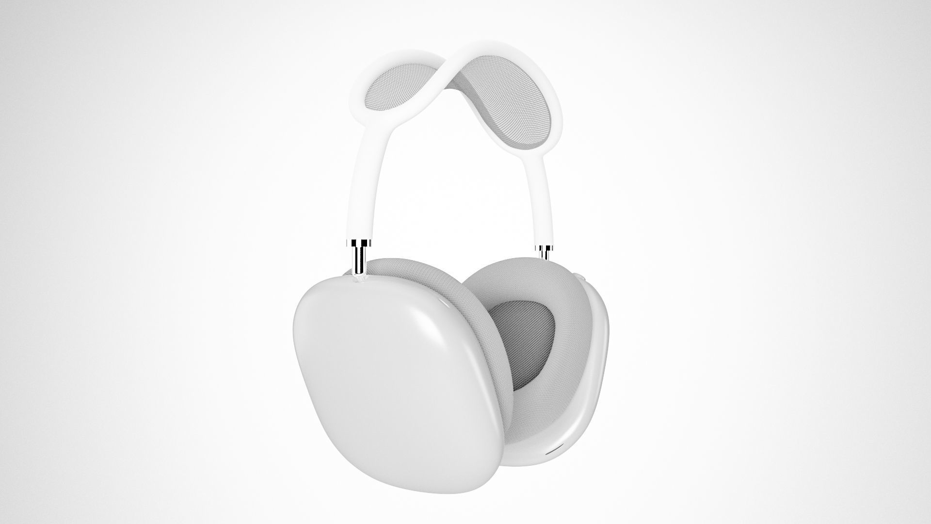 AirPods Max - Apple Headphones Low-poly 3D model_21