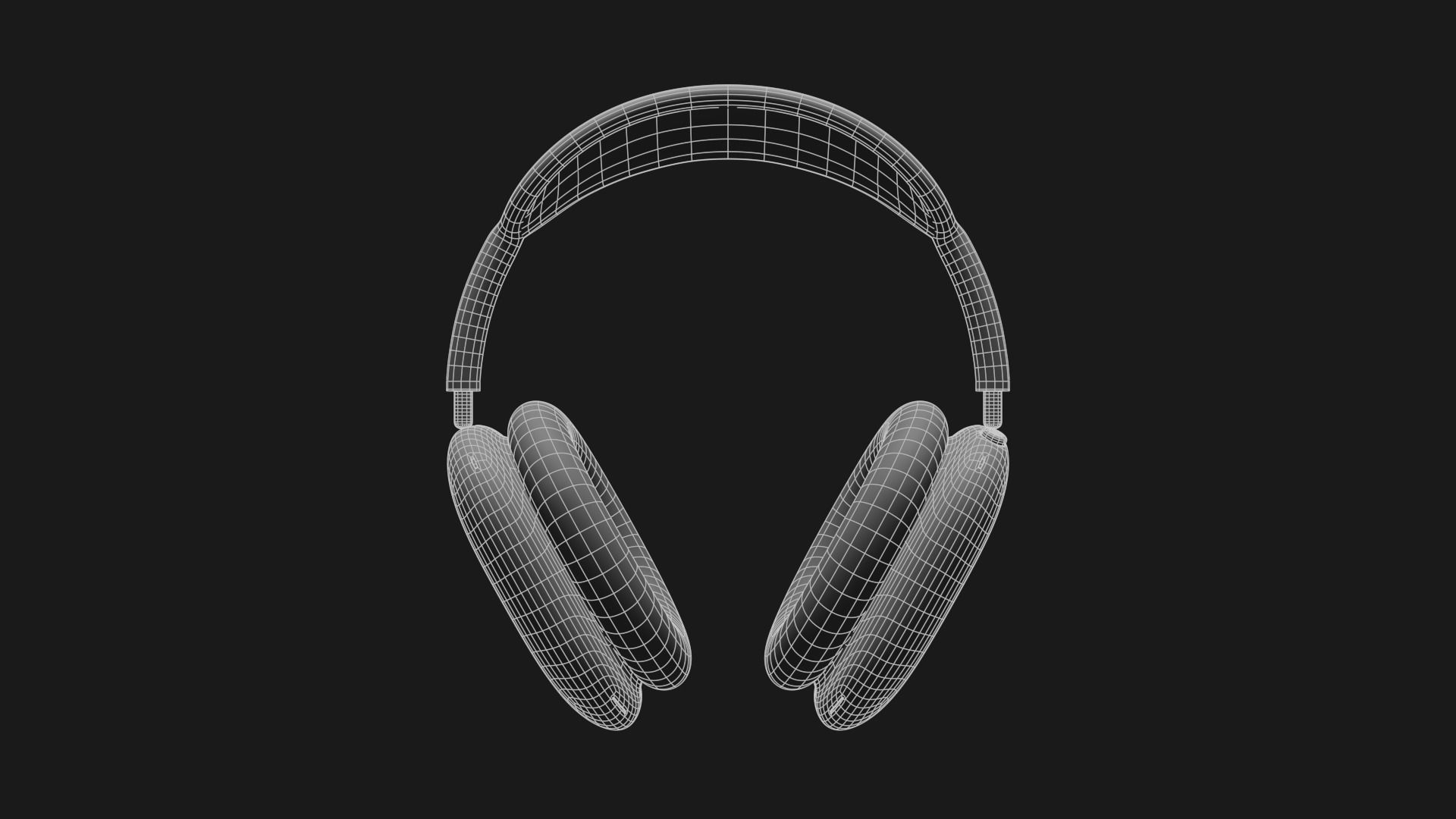 AirPods Max - Apple Headphones Low-poly 3D model_23