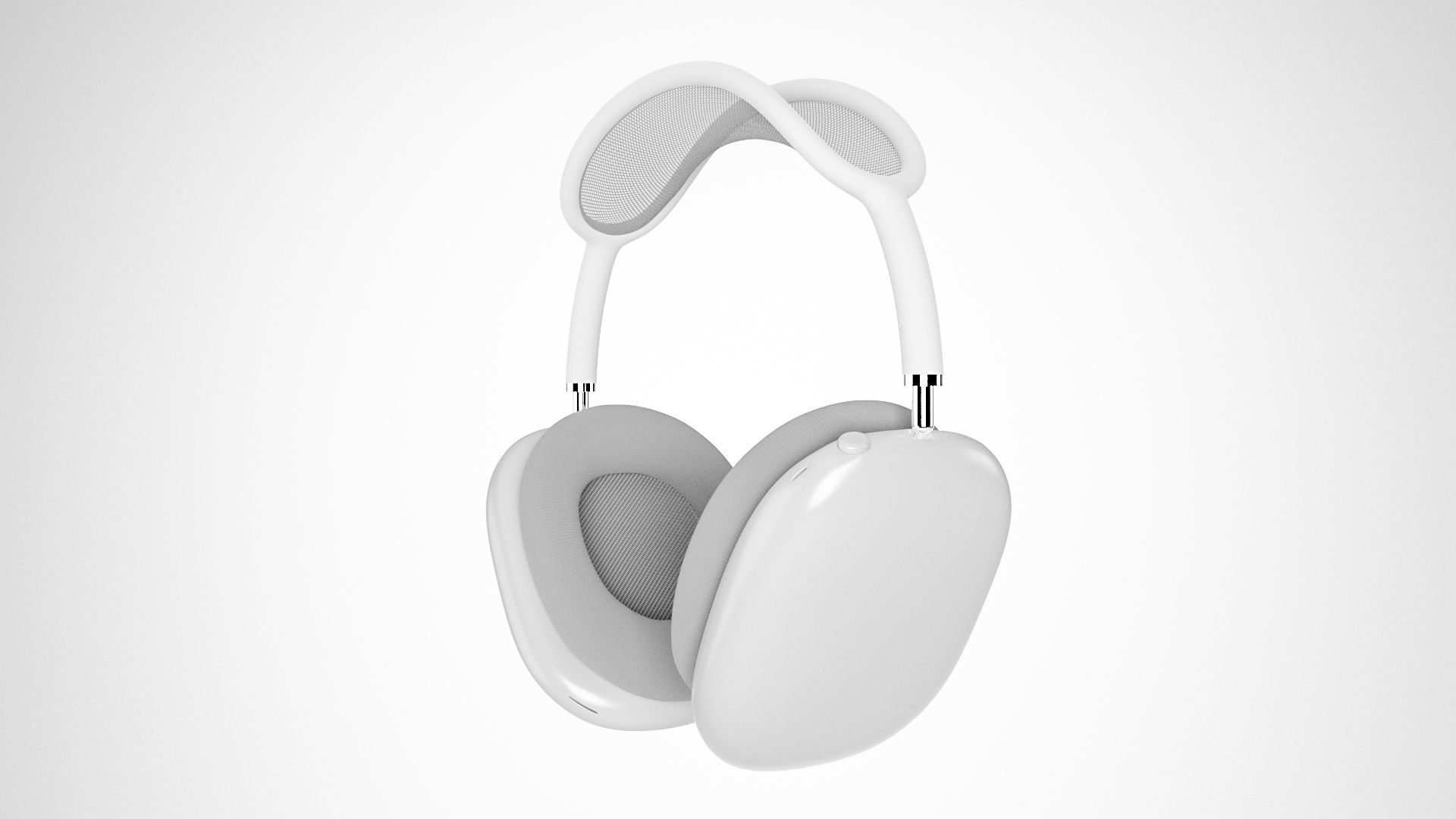 AirPods Max - Apple Headphones Low-poly 3D model_4