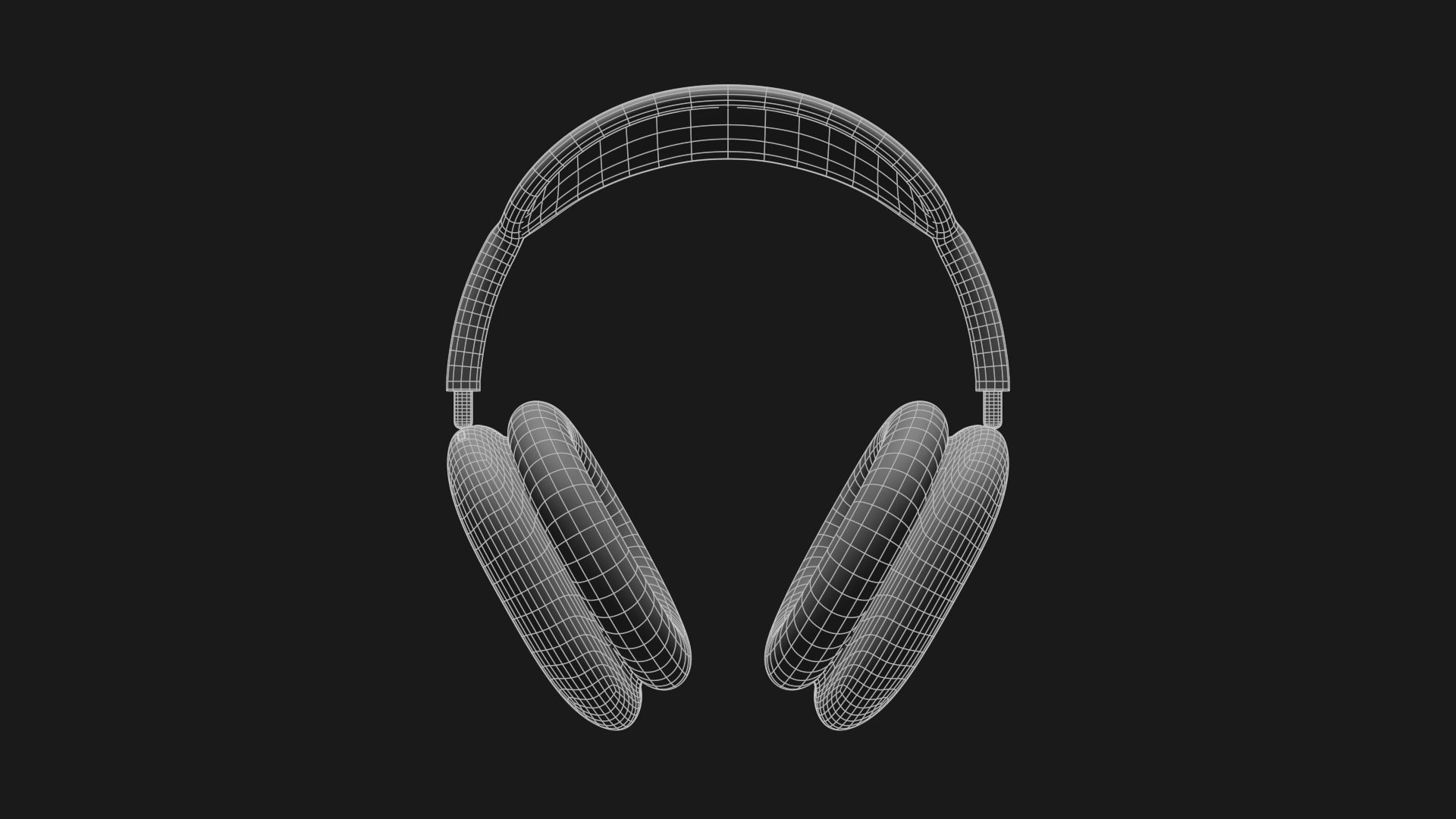 AirPods Max - Apple Headphones Low-poly 3D model_29