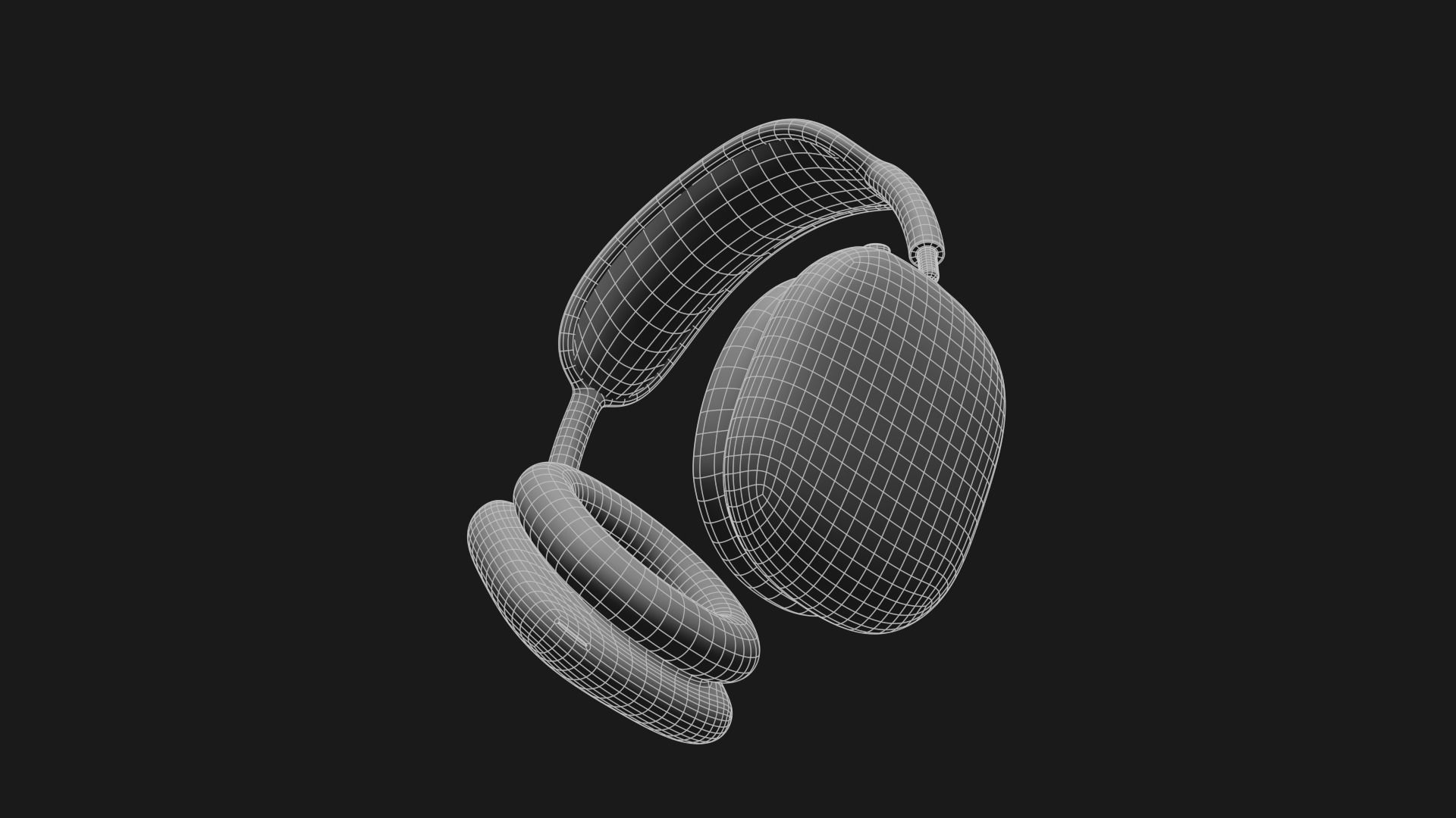 AirPods Max - Apple Headphones Low-poly 3D model_41