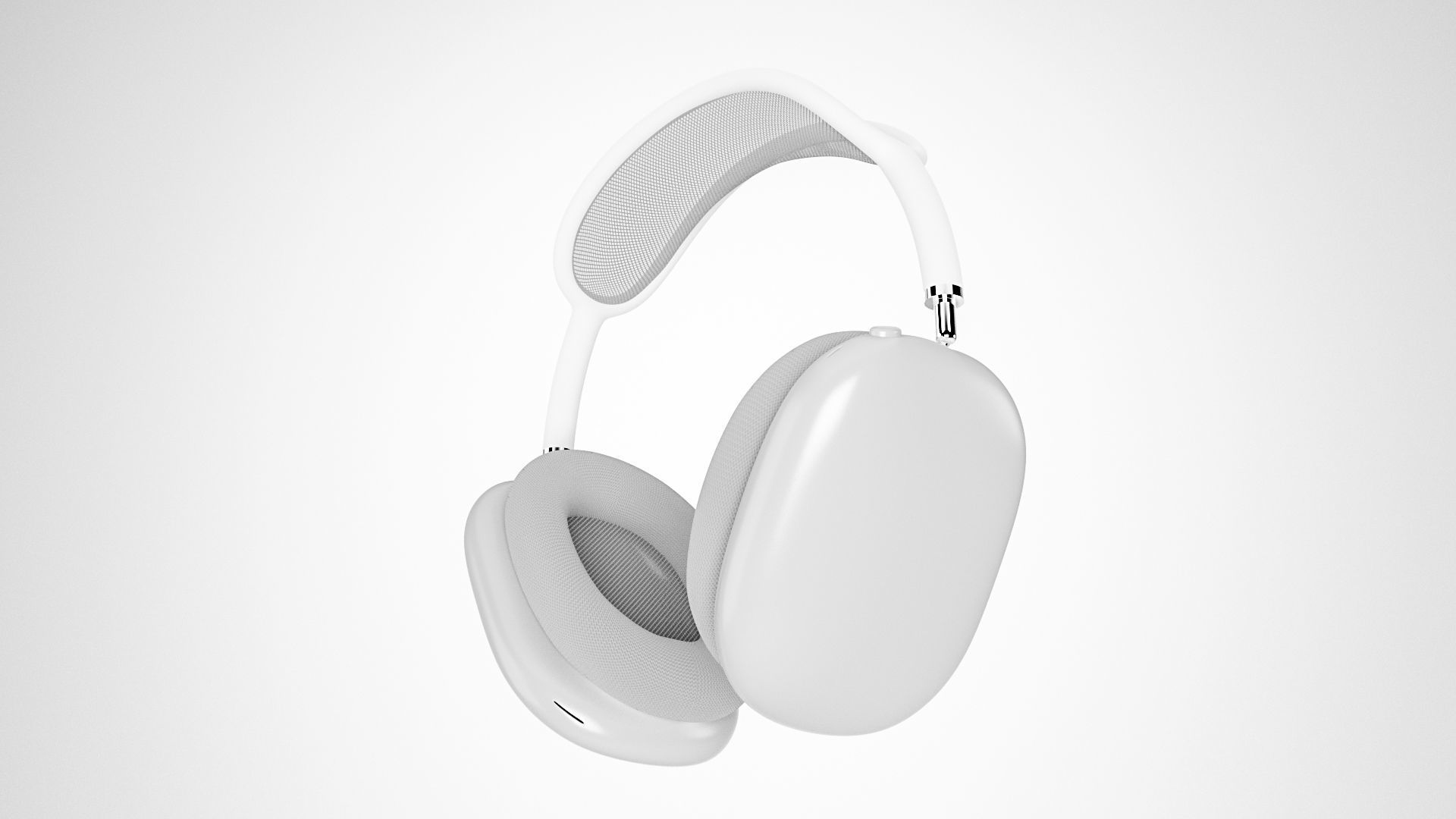 AirPods Max - Apple Headphones Low-poly 3D model_5