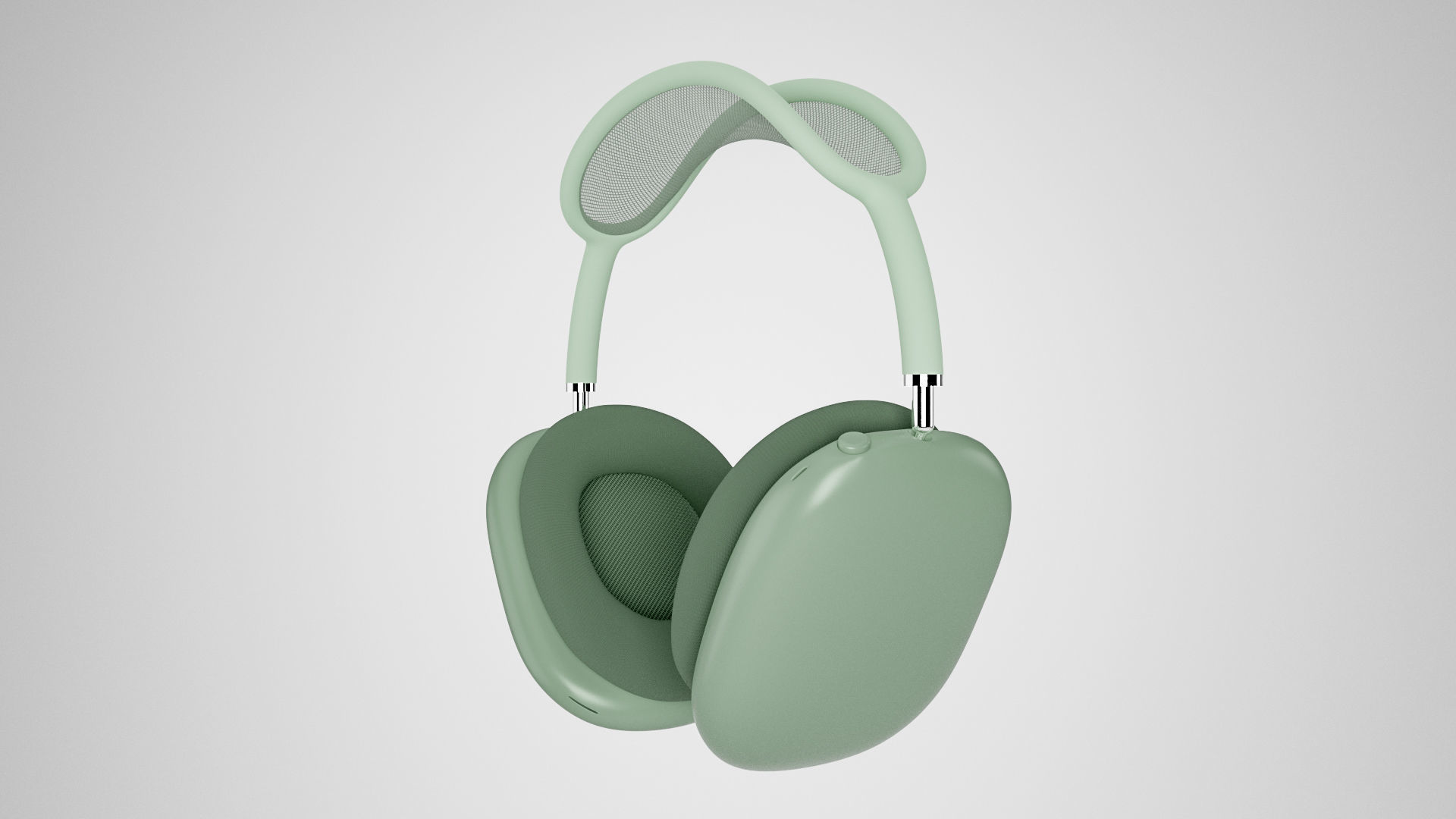 AirPods Max - Apple Headphones Low-poly 3D model_8