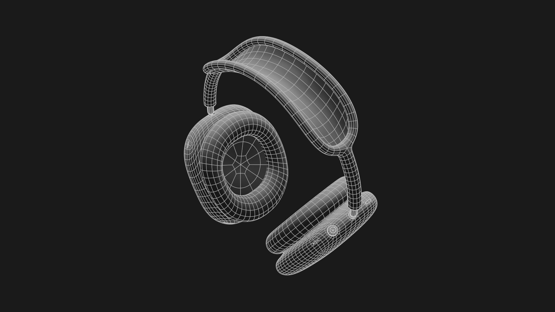 AirPods Max - Apple Headphones Low-poly 3D model_38