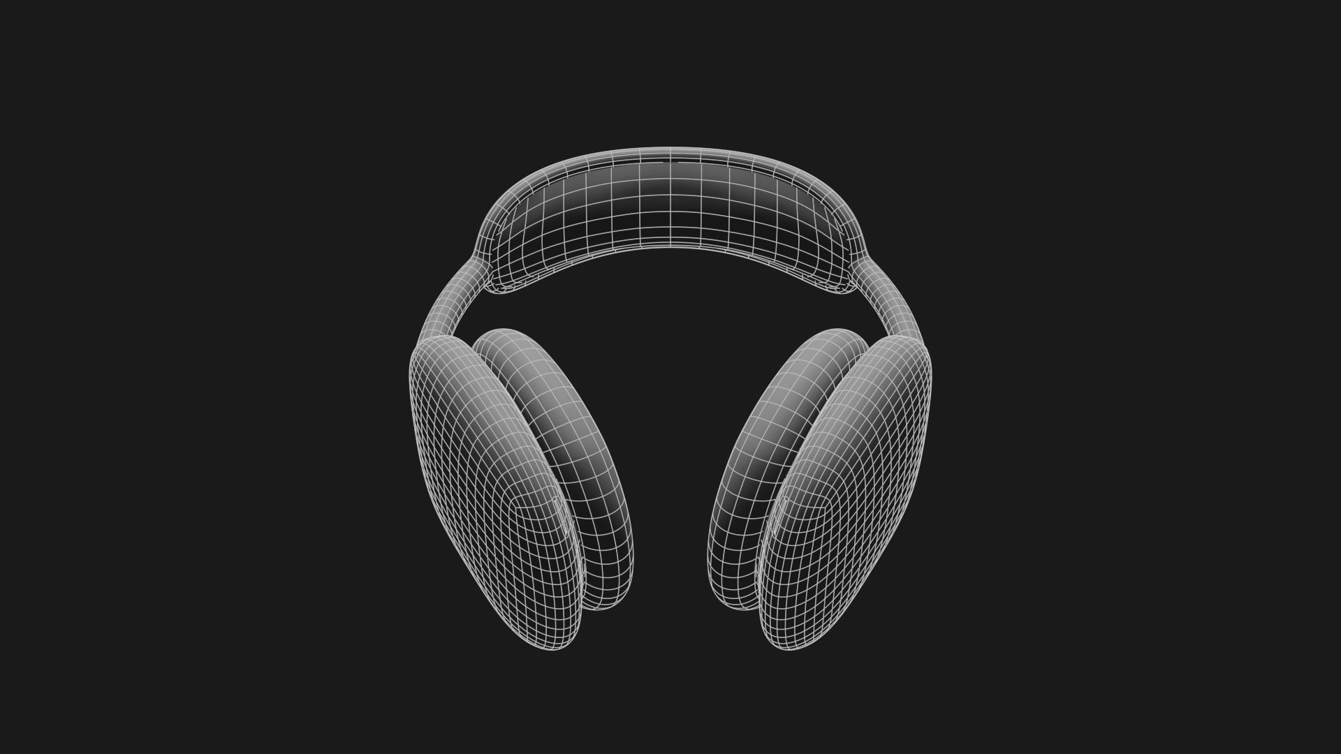 AirPods Max - Apple Headphones Low-poly 3D model_40