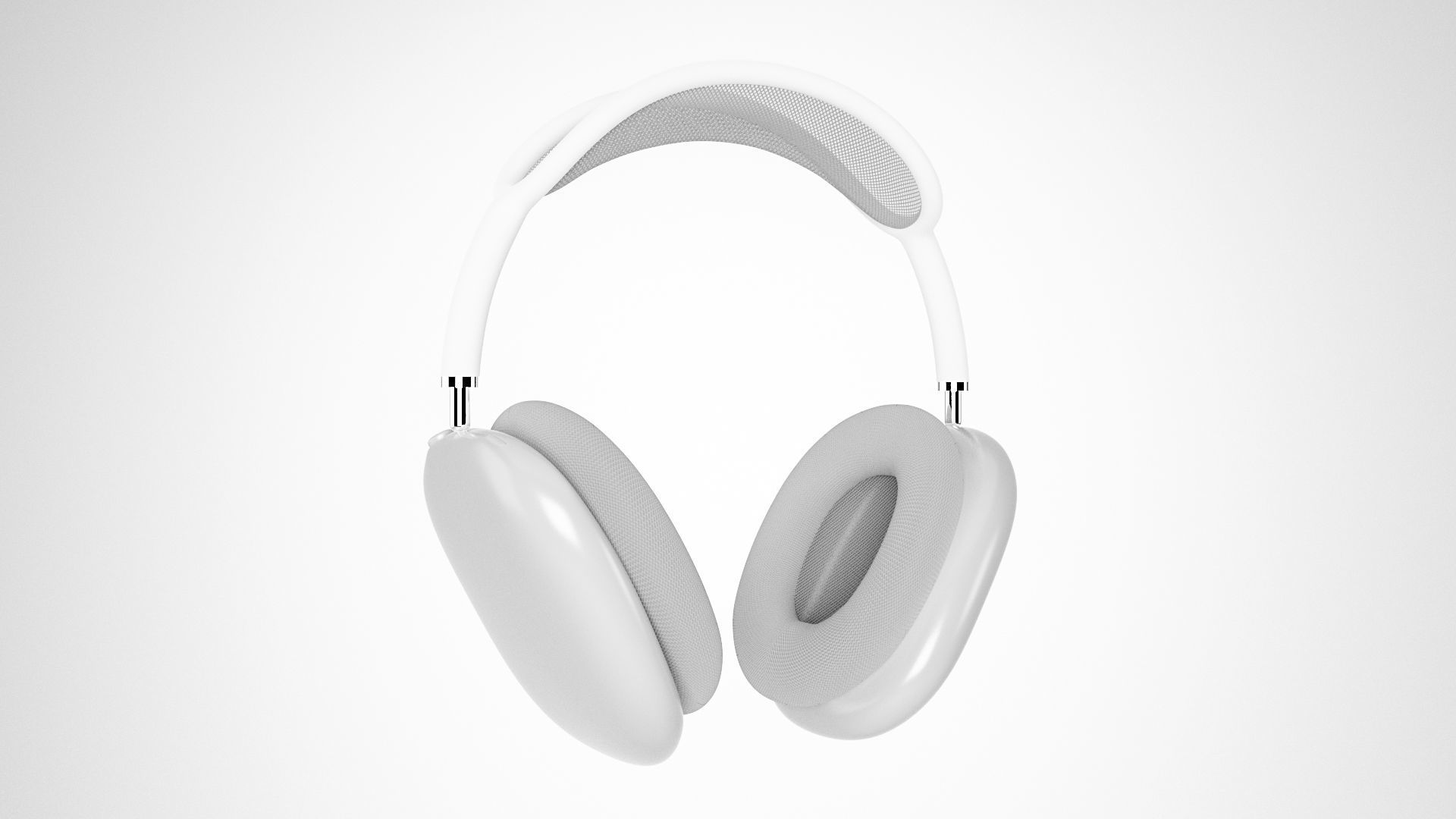 AirPods Max - Apple Headphones Low-poly 3D model_16
