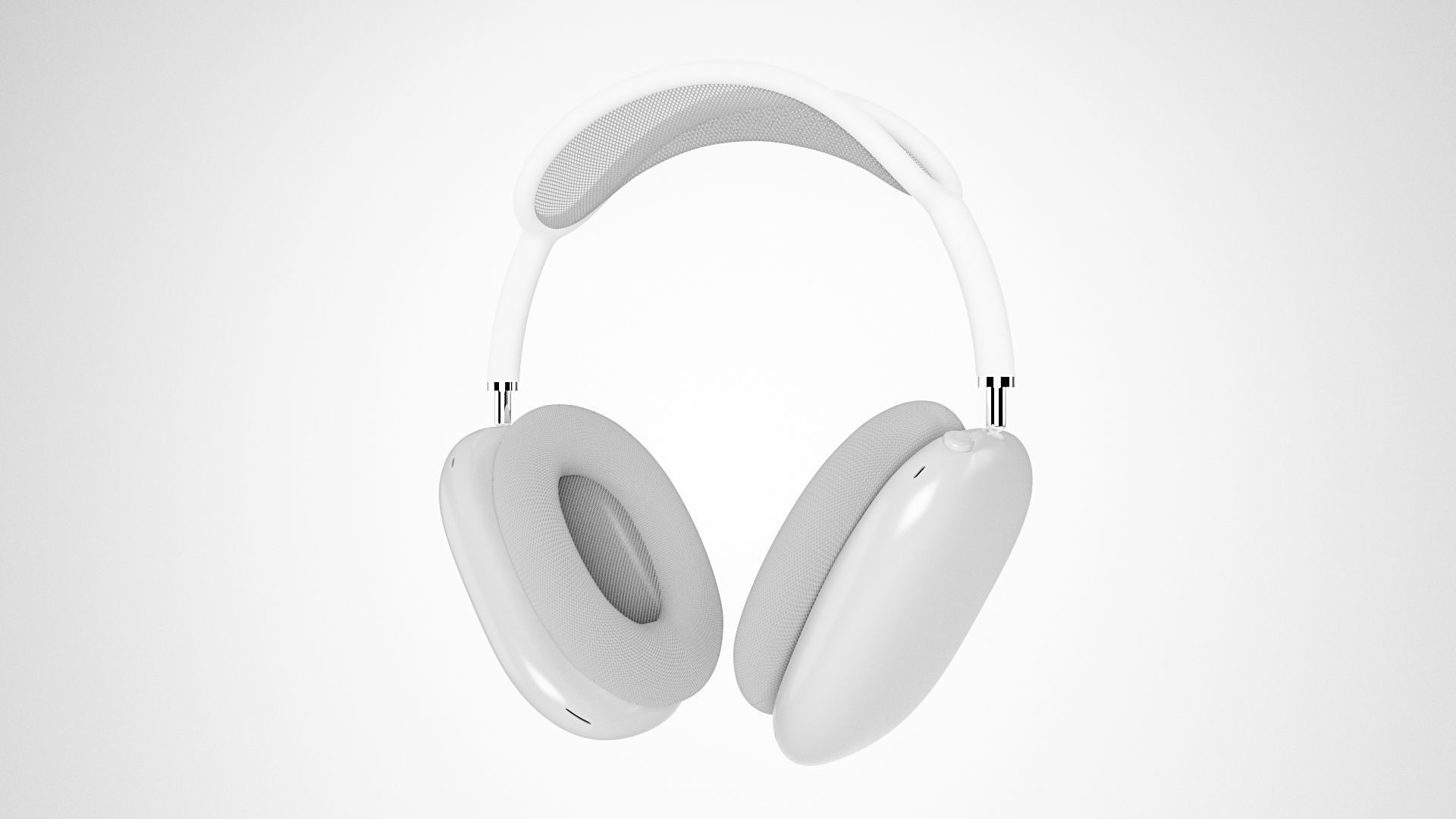 AirPods Max - Apple Headphones Low-poly 3D model_12