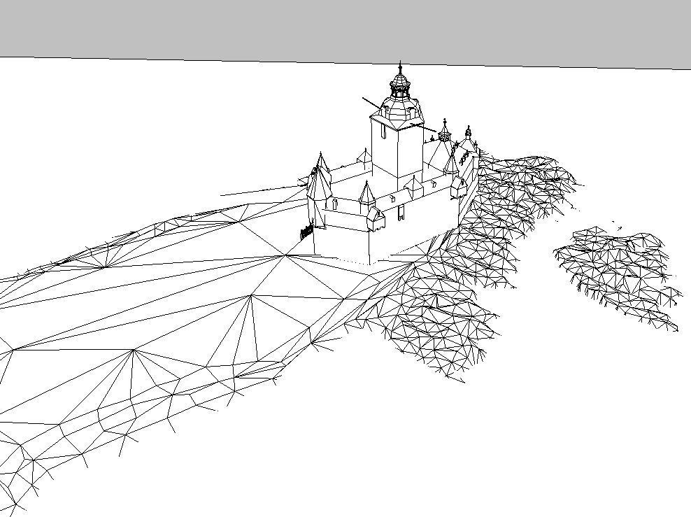 Pfalzgrafenstein Castle Germany lowpoly 3d model Low-poly 3D model_5