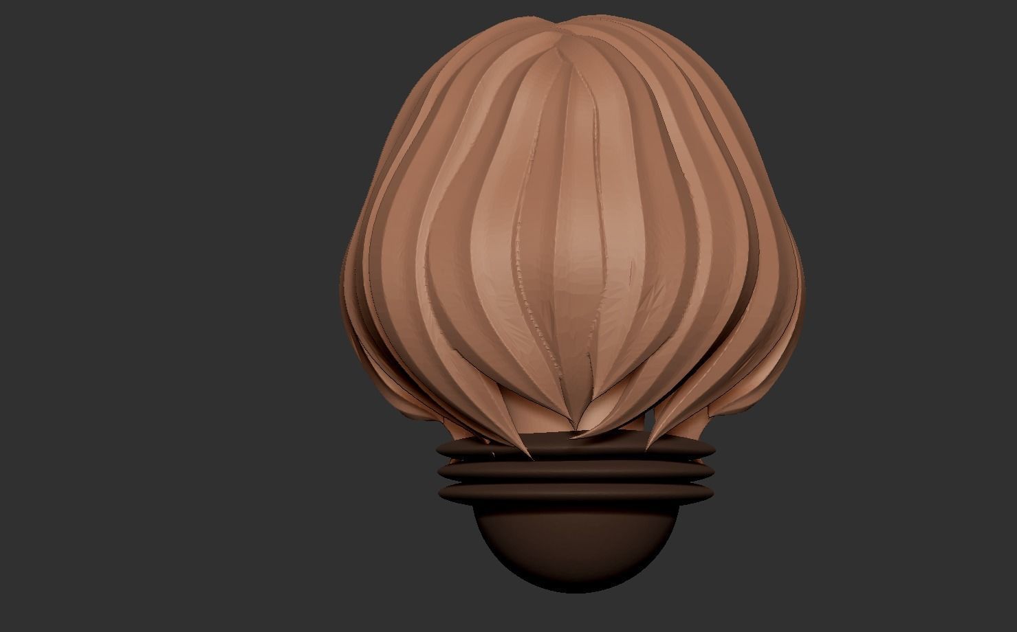 Anime set of Space nuns alternative heads 3D print model_16