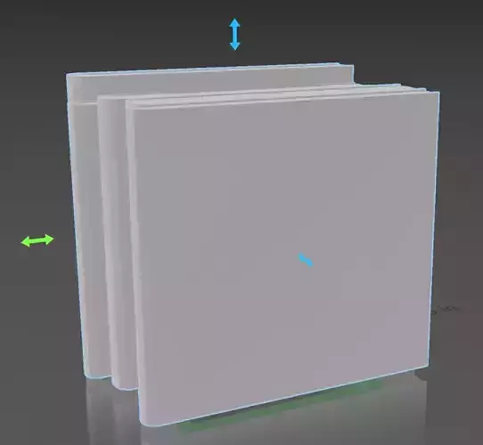 A tissue box mad out of books 3D print model