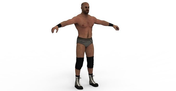 WWE - Cesaro 3D model