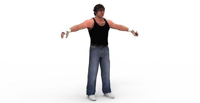 WWE - Dean Ambrose 3D model