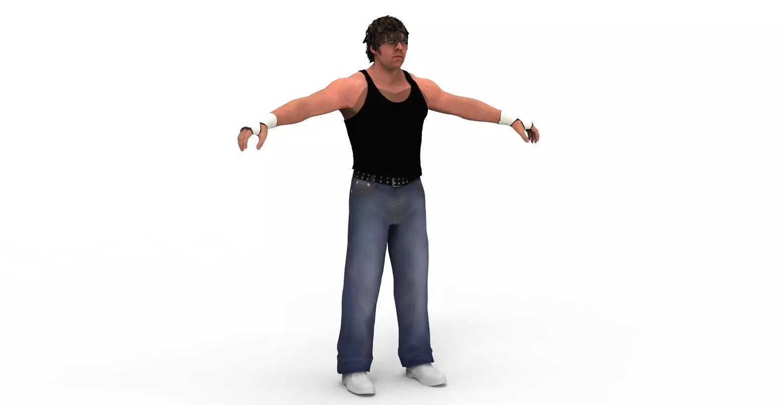 WWE - Dean Ambrose 3D model_0
