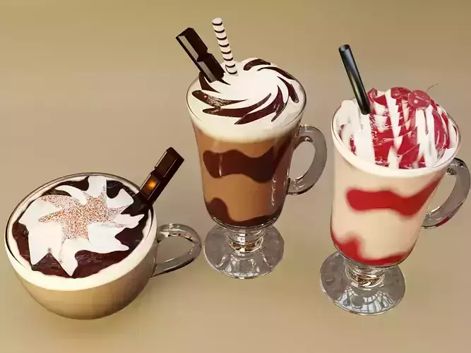 Classic Milkshake Moca Mix Coffee and Hot Chocolate Cup