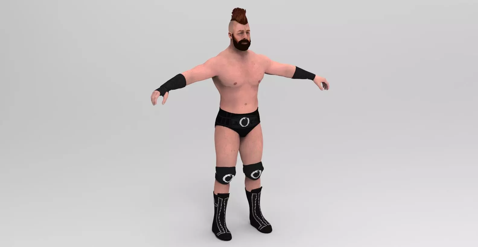 Character Man - Sheamus 3D model_0