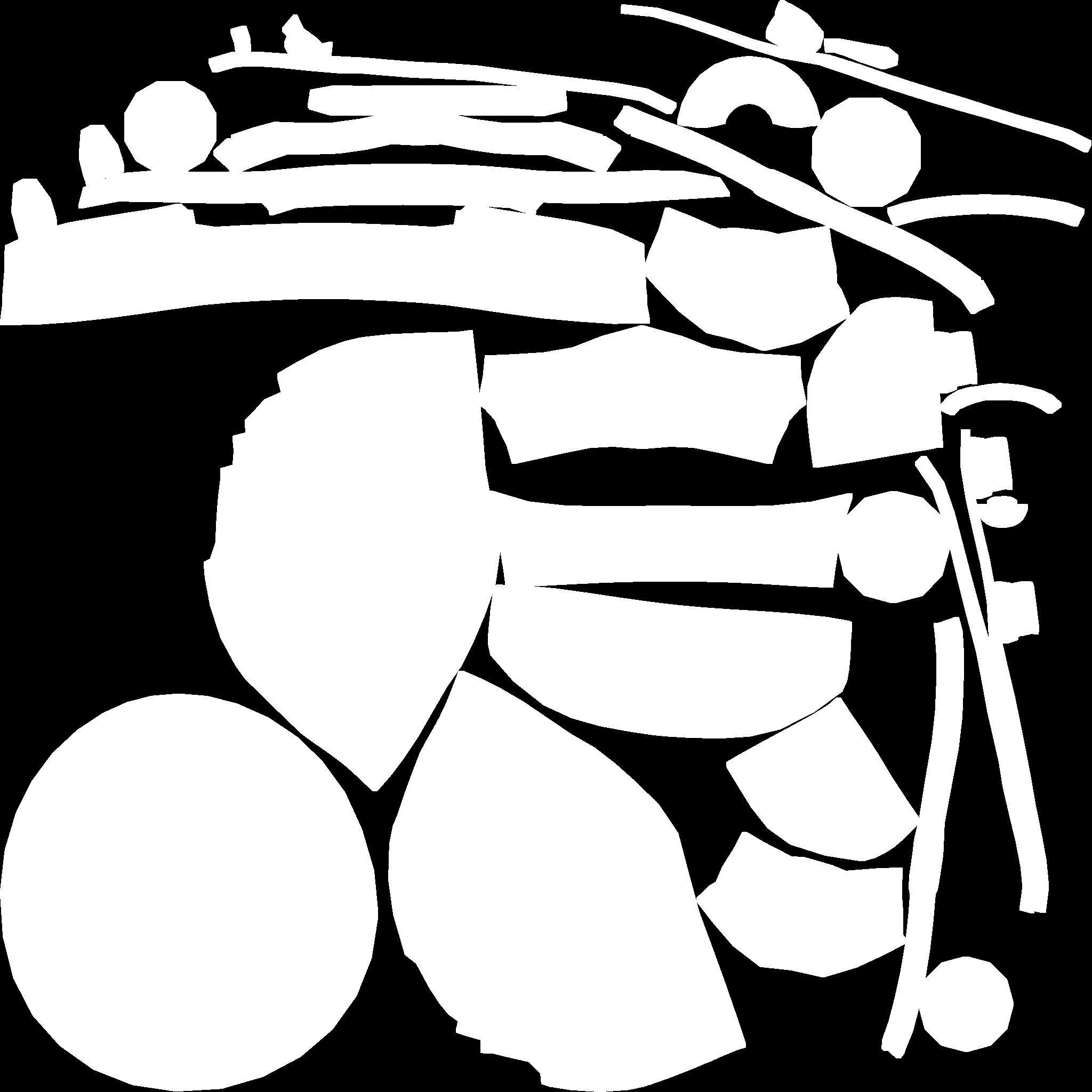 Robocop Classic Helmet - Sci-Fi Character Costume Low-poly 3D model_15