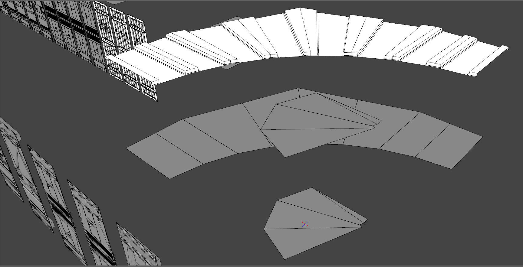 Dark Space Corridors - Sci-Fi Interior Environment 90 Piece Set 3D model_27