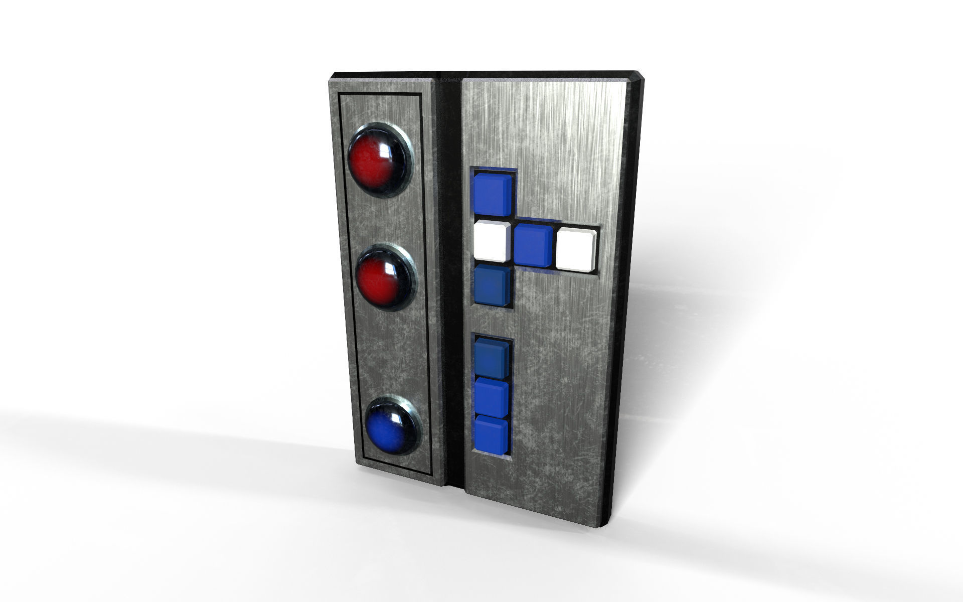 Dark Space Corridors - Sci-Fi Interior Environment 90 Piece Set 3D model_17