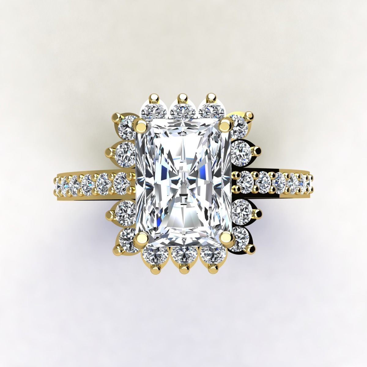 Woman Ring 3d Pring Model 3D print model_3