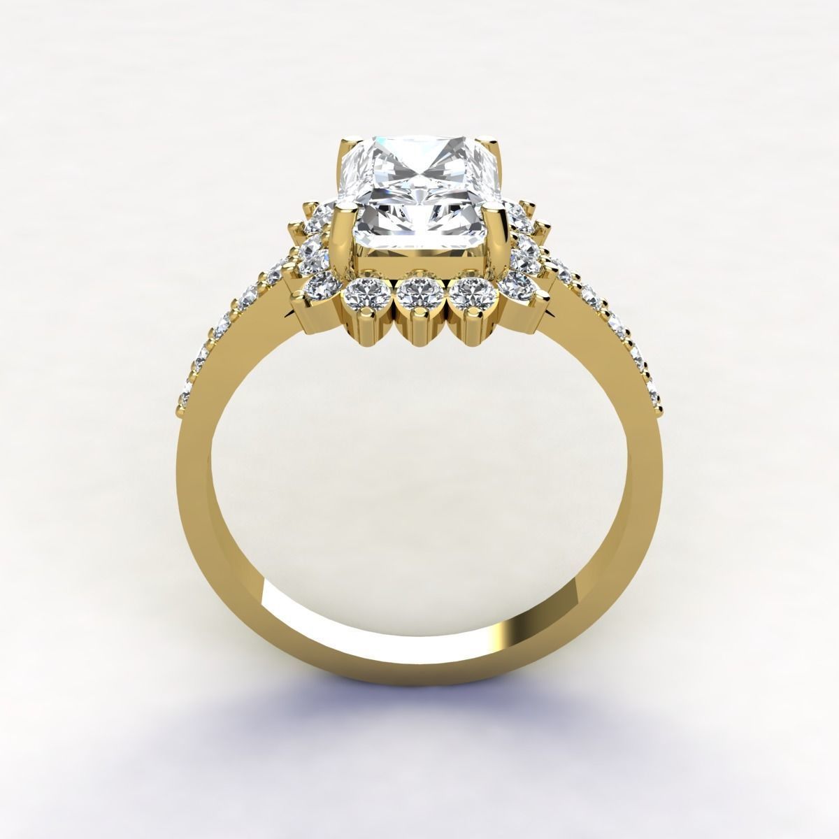 Woman Ring 3d Pring Model 3D print model_10