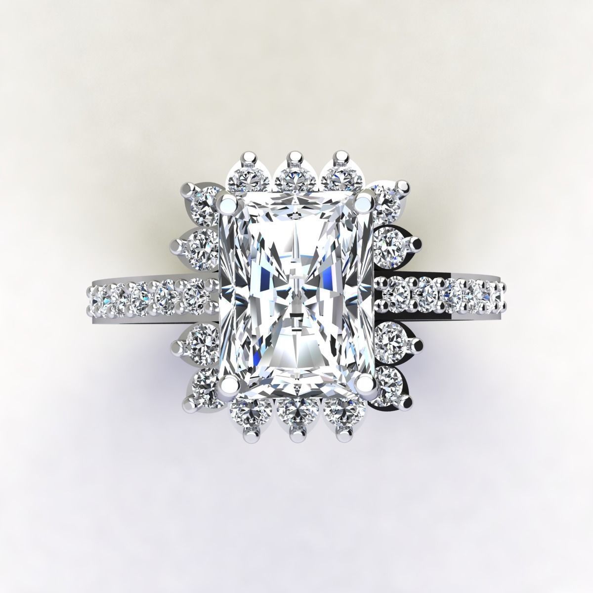 Woman Ring 3d Pring Model 3D print model_5