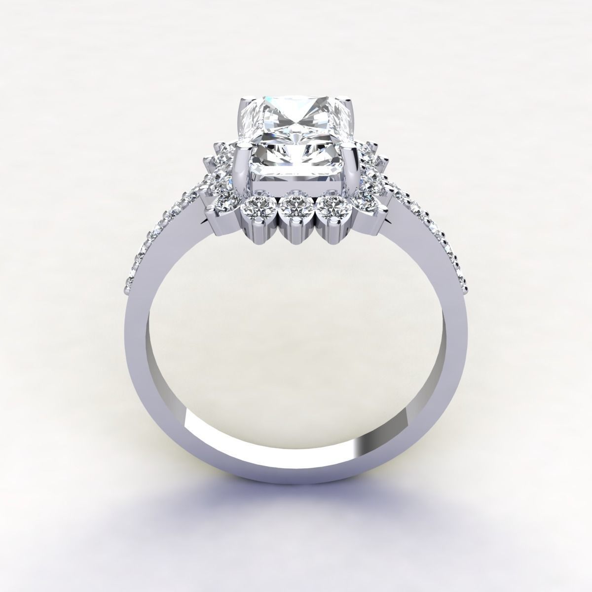 Woman Ring 3d Pring Model 3D print model_12