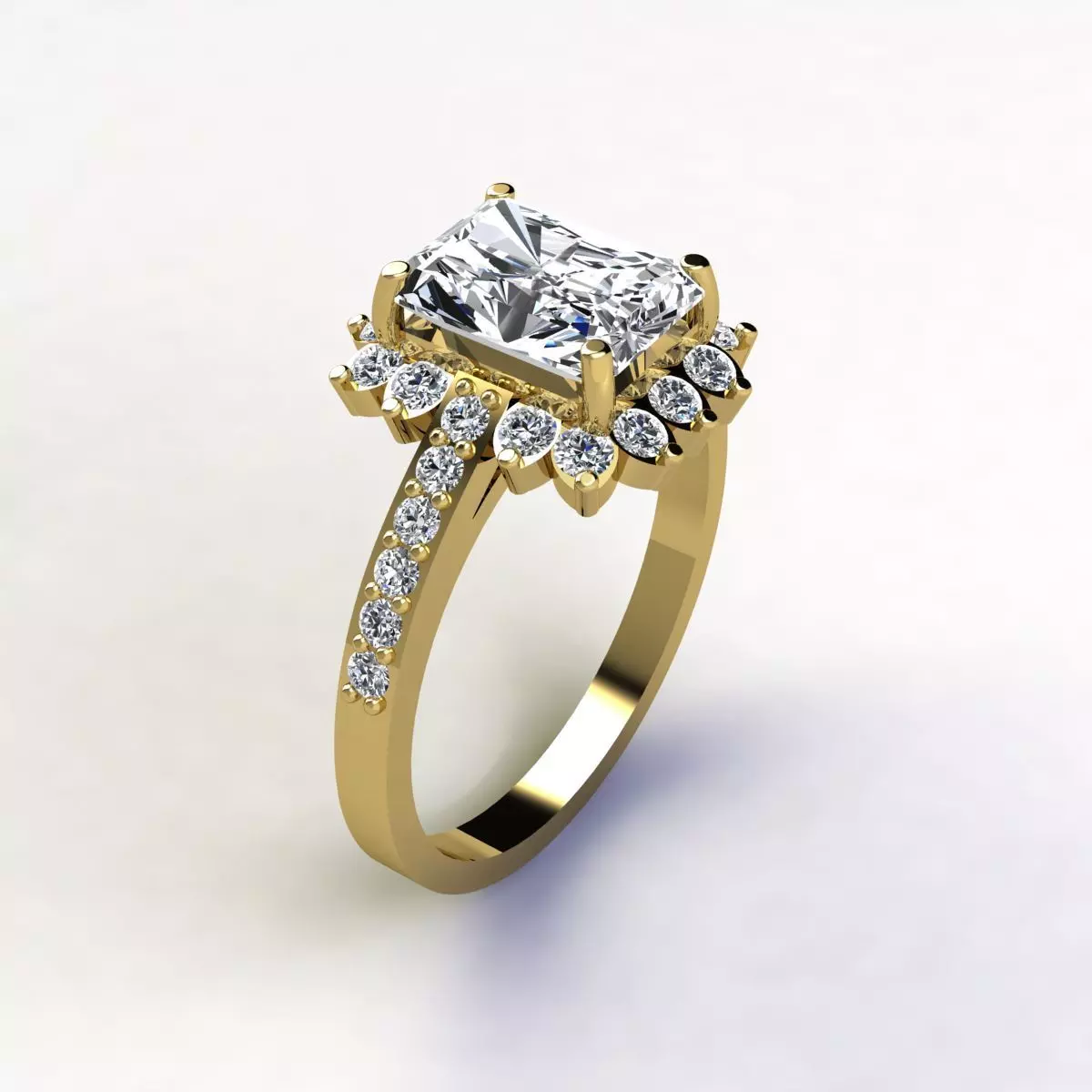 Woman Ring 3d Pring Model 3D print model_0