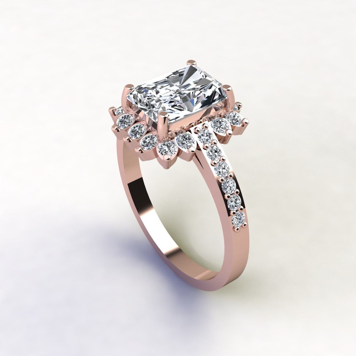 Woman Ring 3d Pring Model 3D print model_6